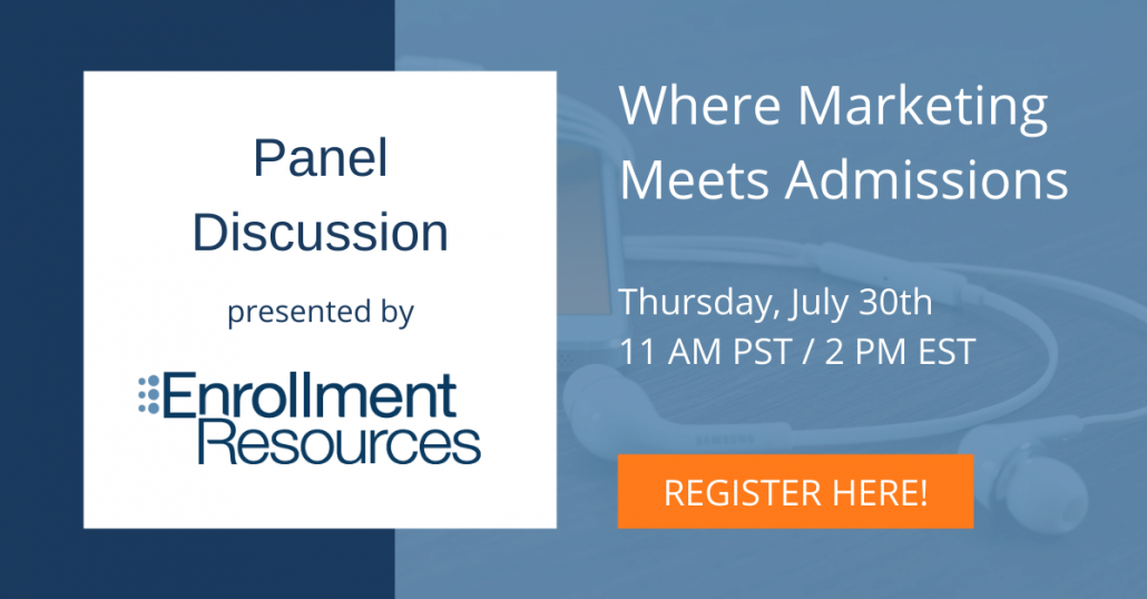 Where Marketing Meets Admissions - Webinar From Enrollment Resources